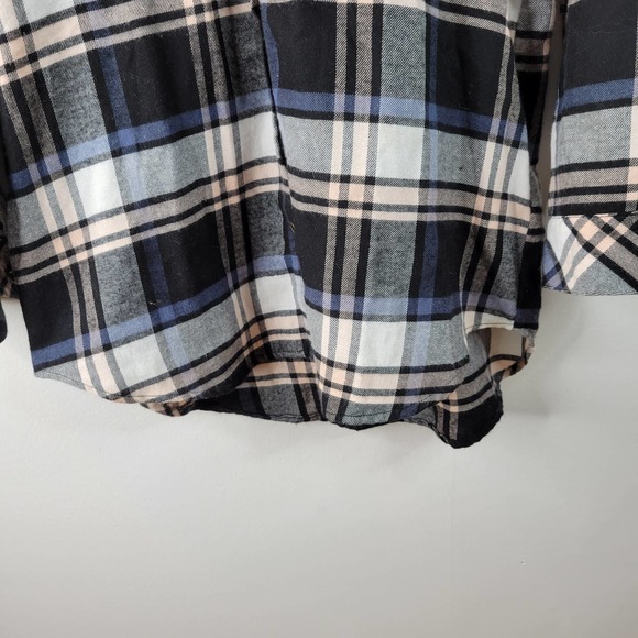 Make & Model Flannel long sleeve shirt Small blue - Picture 13 of 13